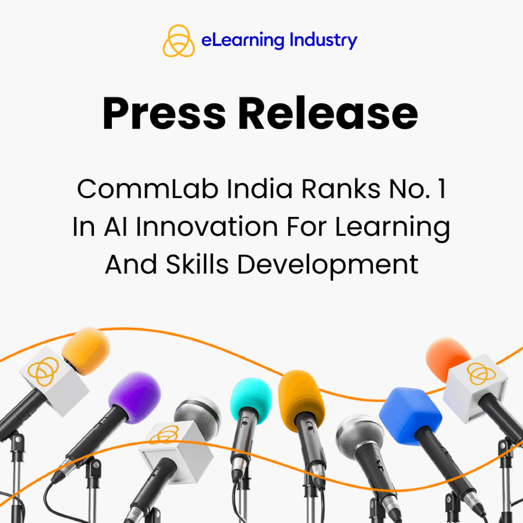 CommLab India Ranks No. 1 In AI Innovation For Learning- eLearning Industry