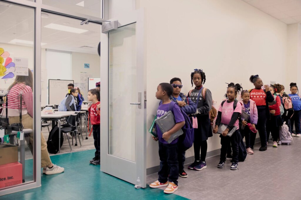 The schools where even young children change classes 