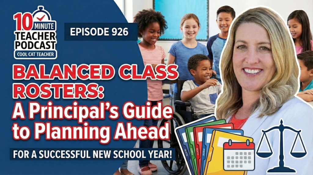Balanced class lists episode 926 — principal Carrie Hetzel shares how to create balanced elementary class lists using Class Composer