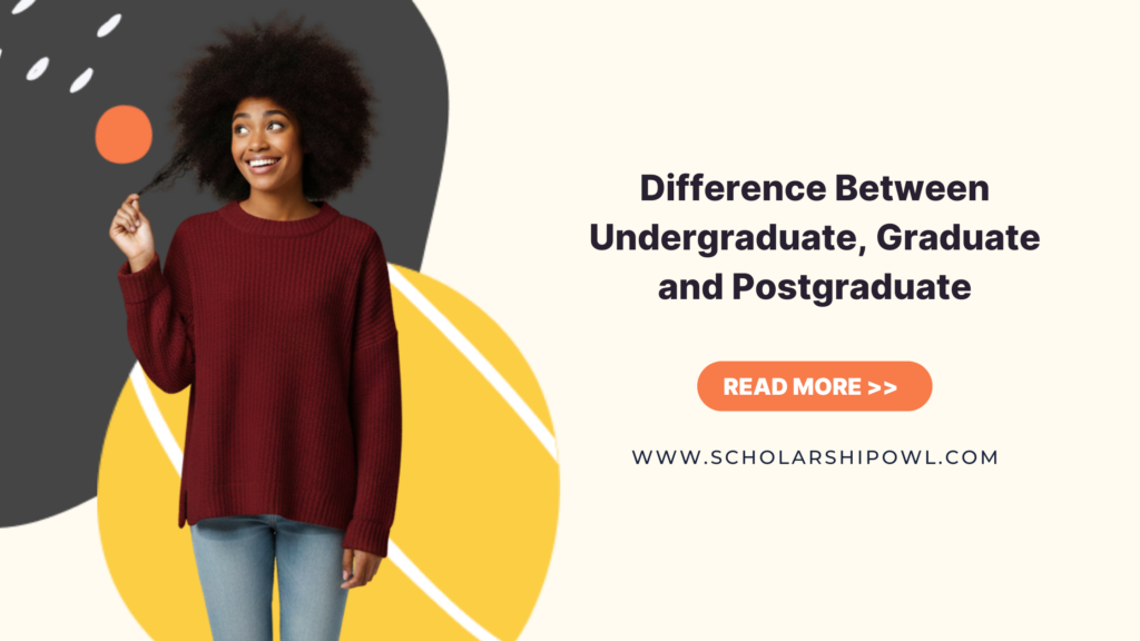 Difference Between Undergraduate, Graduate and Postgraduate (2026) Difference Between Undergraduate, Graduate and Postgraduate (2026)