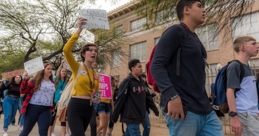 Do K-12 students have the right to walk out in protest? 