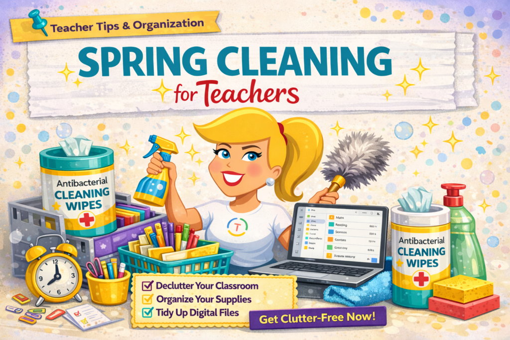Spring Cleaning for Teachers: Declutter Your Digital Files, Classroom, and Systems