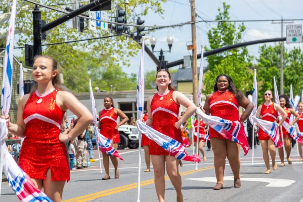 Color Guard Apple Blossom Parade