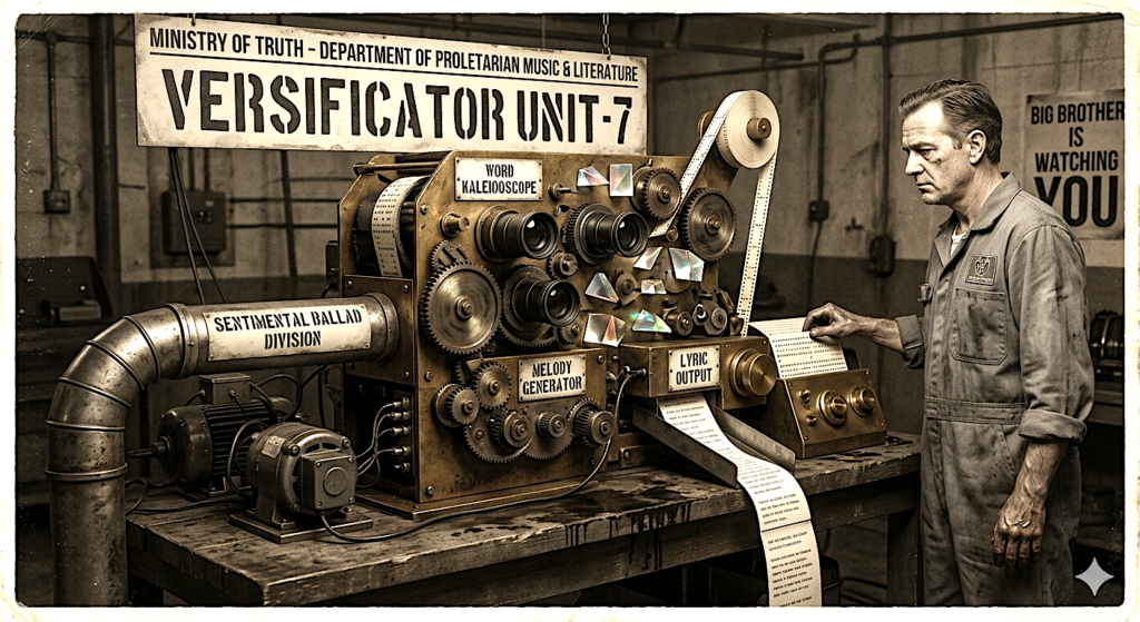 How George Orwell Predicted the Rise of “AI Slop” in Nineteen Eighty-Four (1949) How George Orwell Predicted the Rise of "AI Slop" in Nineteen Eighty-Four (1949)