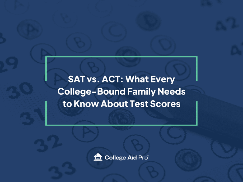 SAT vs ACT, test score